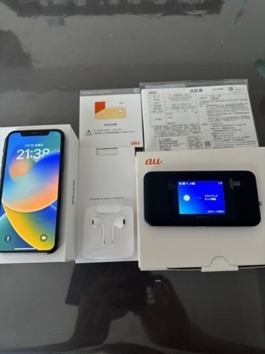 iPhoneXS64 GBとポケットWi-Fiのセット
