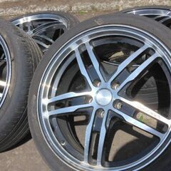 アルミホイール Decorsa 19×8J 43 + 夏 タイヤ 10000円⭐ 225/40ZR19 ⭐