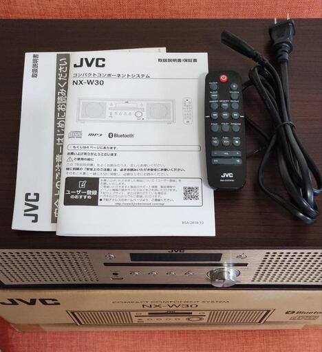美品　Victor・JVC NX-W30　説明書　リモコン有　ラジオ　オーディオ