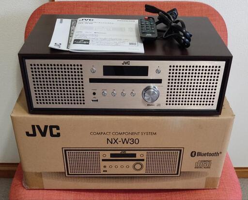 美品　Victor・JVC NX-W30　説明書　リモコン有　ラジオ　オーディオ