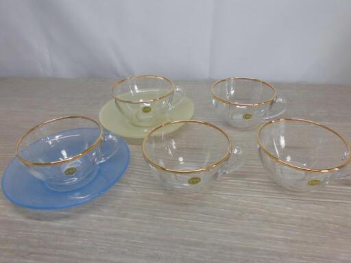 カメイグラス KAMEI GLASS ティーカップ 5つセット