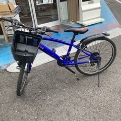 中古品　マセラティ　子供用自転車18インチ　ブルー