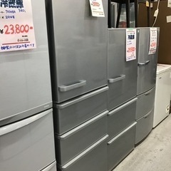 ●販売終了●冷蔵庫　４ドア　355L 2018年製　aqua 自動製氷無し　中古品