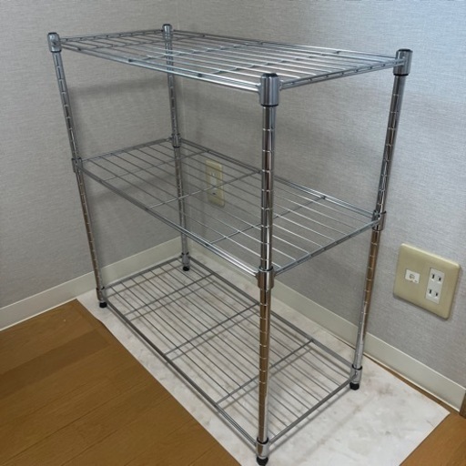 美品　スチールラック