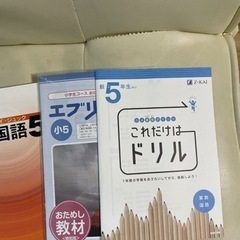 小学生　Z会　未使用ドリル　算数　　一部書き込み国語テキスト