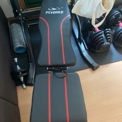 筋トレ器具　ダンベル40キロ　インクラインベンチ　チンニングバー　シシースクワット