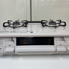 I449 🌈 2022年製の美品♪ パロマ 都市ガステーブル ★ 水無し片面焼きグリル! ⭐クリーニング済