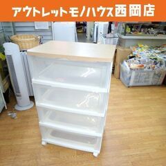 アイリスオーヤマ さ81.5㎝ WTW-544 木製天板 プラス...