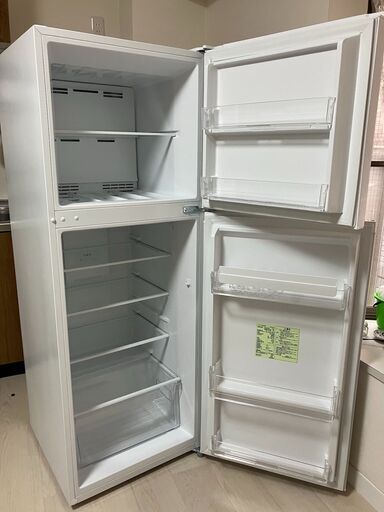 2021 - 2ドア冷凍冷蔵庫 (236L・右開き) ホワイト ヤマダセレクト YRZ-F23H1 - 2 door refrigerator (236L) right-opening Yamada Select YRZ-F23H1 (with a 4 year warranty, now 3 years!)
