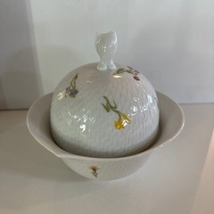 マイセン そよ風 シュガーポット