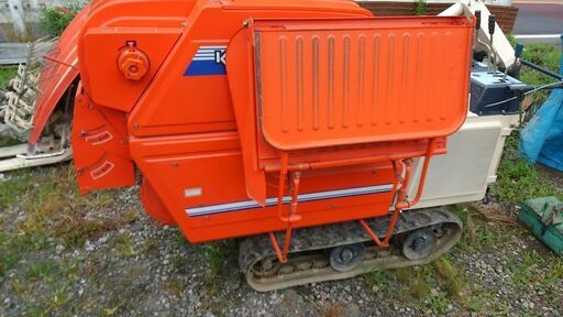 商談中、KUBOTA,ハーベスター