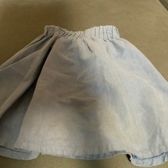 グローバルワーク　キッズ　水色　スカート　サイズ140センチ