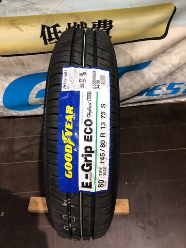 一番人気送料込！値下げヨコハマECOSホイールセット 145/80R13 2021年製 タイヤ・ホイール