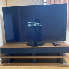 10/8引取り限定でさらにお値下げ］パナソニック4Kテレビ，シアターラック
