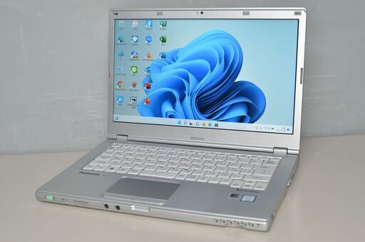 日本製 中古軽量ノートPC 最新Windows11+office Panasonic CF-LX5WDAQR Core i5-6200U/メモリ8GB/SSD250GB/14インチ/webカメラ/DVDマルチ
