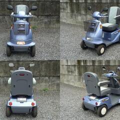 美車/低走行♪ほぼ全国送料無料♪マイピア BT41 水色(バッテリーほぼ100％良好) 音声案内/電動四輪車いす/シニアカー/セニアカー/愛媛県