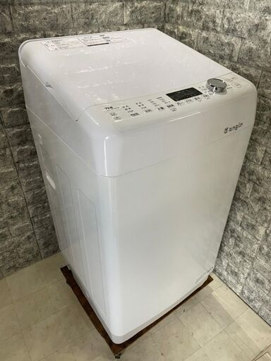 全国送料無料★3か月保障付き★洗濯機★2022年★Gangle★ANG-WM-B70-W★7㎏★S-825