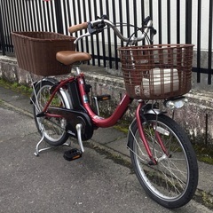 ピカピカ美品車＞パナソニック・20インチ・電動アシスト自転車・LED