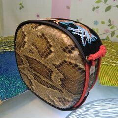 E現品販売 9.500円 沖縄三線専用 胴巻き付き蛇皮強化(二重張)