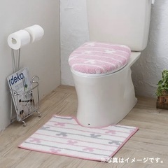 (新品未使用品)トイレカバー・マットセット ミッキーマウス