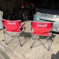 タープのみ取引決定！キャンプ用品 コールマンタープと折りたたみ椅子