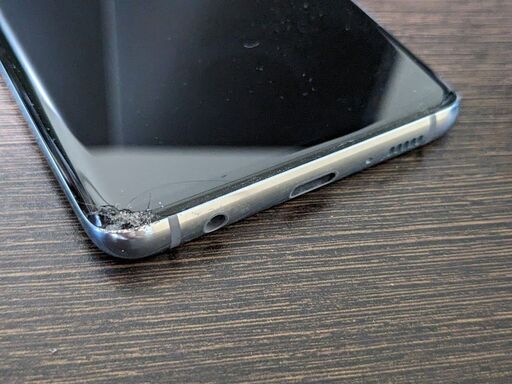 Galaxy S10 Prism Blue SIMフリー 本体のみ ギャラクシー ☆左下隅