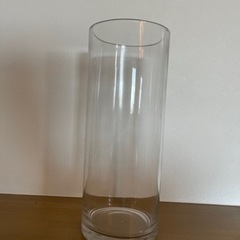クリアガラスの花瓶