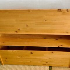 ロングセラー天然木の絵本棚