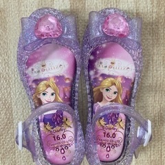 靴　16.0cm プリンセス　ラプンツェル　女の子　紫色