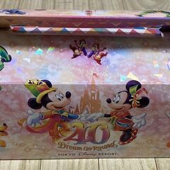 ディズニーランドで買ってきたバウムクーヘンの空箱