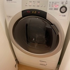シャープ ES-S70-WL ドラム式プラズマクラスター 7kg