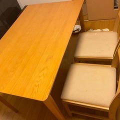 nitoriダイニングテーブル(椅子なし)