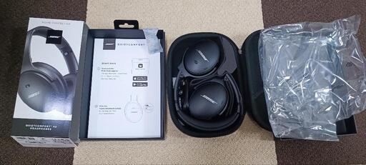 替えイヤーマフ付き　Bose QuietComfort 45 headphones