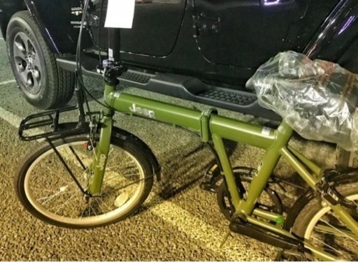 Jeep  新品20インチ 折り畳み自転車 鍵付き