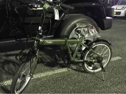 JEEP折りたたみ自転車モスグリーン Jeep（ジープ） 折り畳み自転車 20 