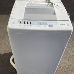 全自動 洗濯機 日立HITACHI 白い約束 シャワー浸透洗浄 NW-R705 7kg 高年式 2021年 良品 全自動洗濯機