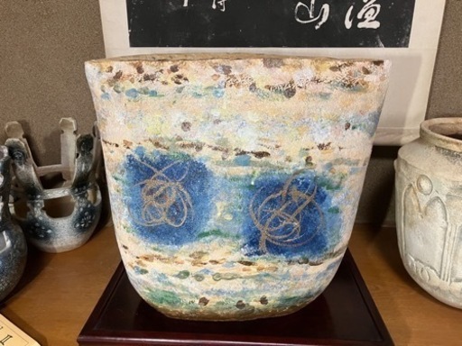 薩摩焼の大きなつぼ 陶芸家作品 | camaracristaispaulista.sp.gov.br