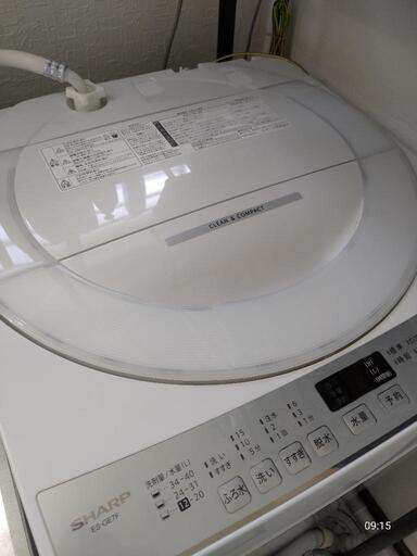 シャープ SHARP  全自動洗濯機 7kg ホワイト