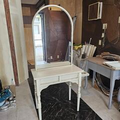 美容室で使用　木製ドレッサー　カントリー家具