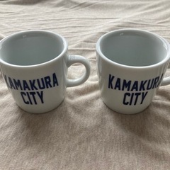 鎌倉人気店WELKAM マグカップ2点