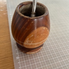 マテ茶用　茶器　ストロー付き