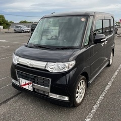 タントカスタム　車検長い　黒