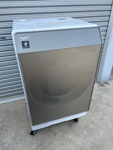 分解清掃済み❗️ オシャレ❗️SHARP  ドラム式洗濯機　ES-G111-NL