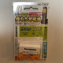 Panasonicコードレス電話機用充電池