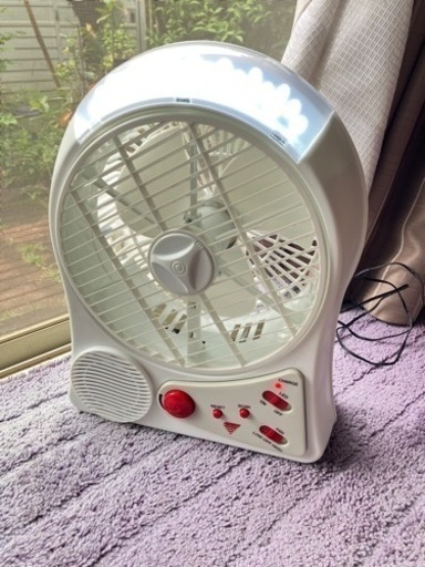 【受け渡し決定しました】外でも使える、充電式サーキュレーター
