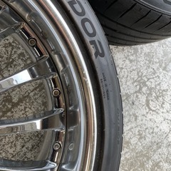 ☆希少☆掲載9月末まで☆深リムメッキWeds Bellona WAF 19インチ