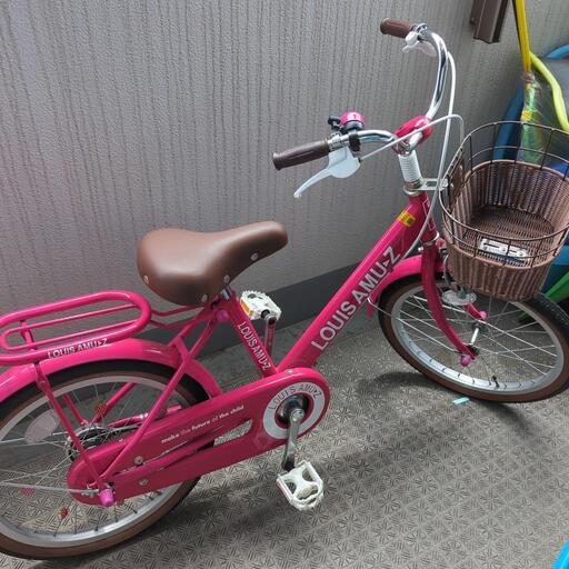 【引渡完了】女の子用自転車18インチ　ピンク