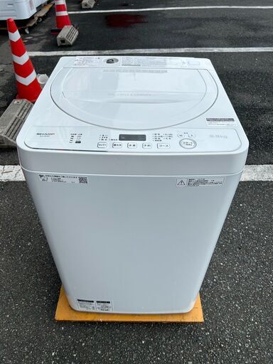洗濯機 シャープ 5.5kg 2019年 ES-GE5D【安心の3ヶ月保証】自社配送時代引き可※現金、クレジット、スマホ決済対応※