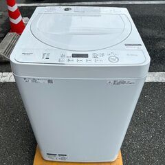 洗濯機 シャープ 5.5kg 2019年 ES-GE5D【安心の3ヶ月保証】?自社