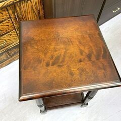 北海道民芸 サイドテーブル 北海道民芸家具 樺無垢材 ＃670 スクエアスツール サイド